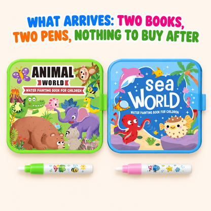 DoodleDry™ Water Painting Book